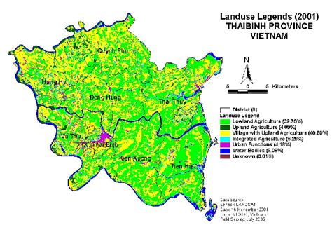 4: Land Use Legend, Thai Binh Province | Download Scientific Diagram