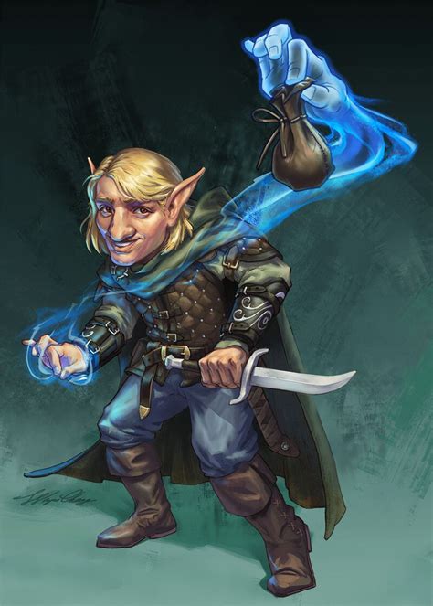 ArtStation - Gnome Arcane Trickster, Wayne Chang | Arcane trickster, Dungeons and dragons races ...