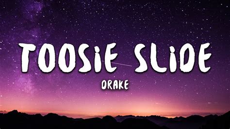 Drake - Toosie Slide (Lyrics) - YouTube