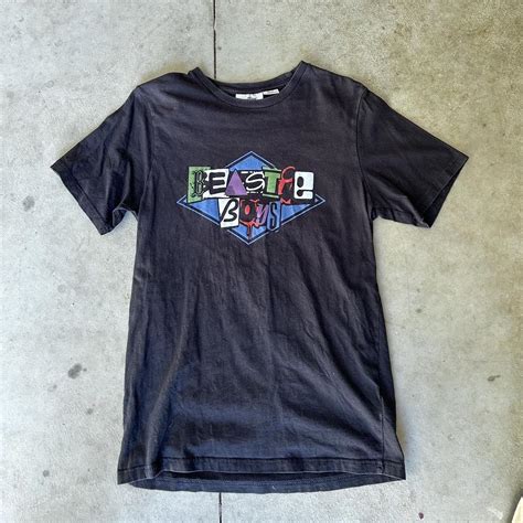 Vintage Beastie Boys merch good cropped fit and has... - Depop