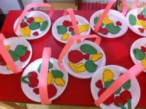 Fruit basket craft idea for kids | Crafts and Worksheets for Preschool ...