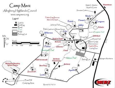 Camp Map | Camp Merz