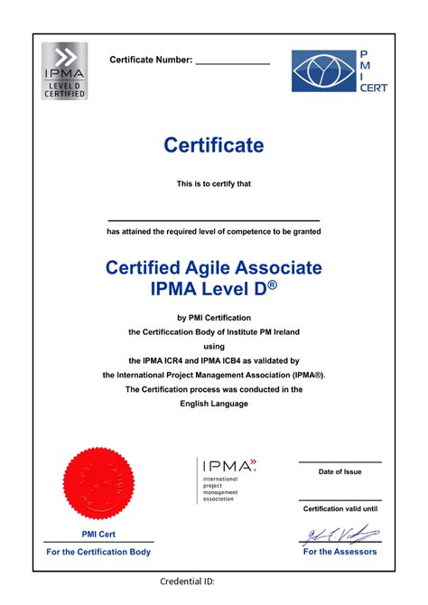 IPMA® Certified Agile Project Management • Institute of Project Management • Accredible ...