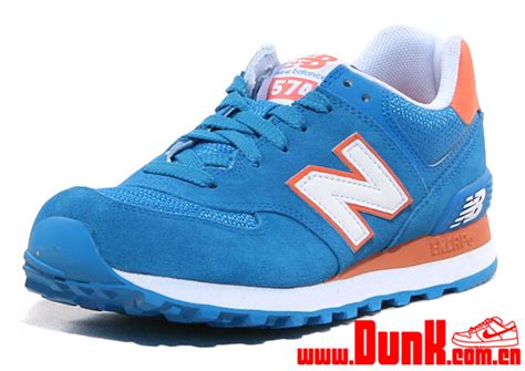 New Balance 574 - Blue - Orange - SneakerNews.com