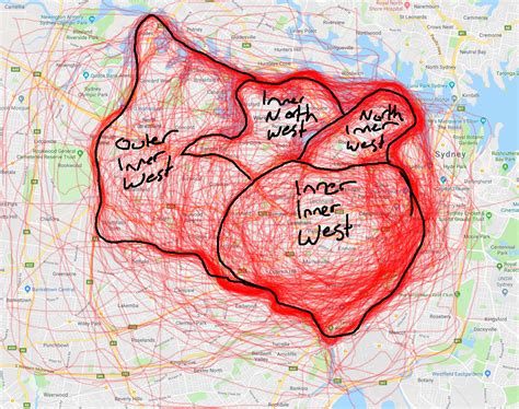 My take on the inner west heatmap : r/sydney