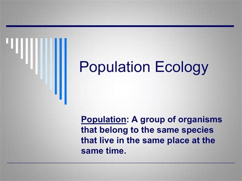 Population Ecology