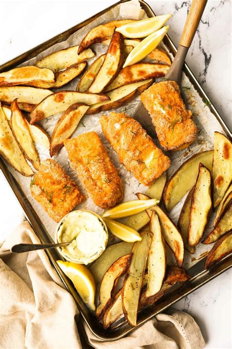 Baked (Crispy!) Gluten Free Fish and Chips - Real Simple Good