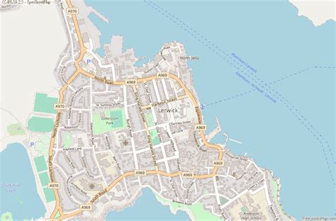 Lerwick Map Great Britain Latitude & Longitude: Free Scotland Maps