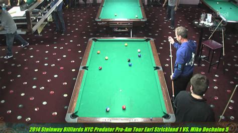 Earl Strickland VS Mike Dechaine Predator Pro Am Tour at Steinway Poolhall | Pool Playing Tips