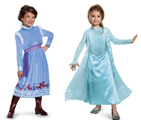 Anna and Elsa Costumes in Frozen 2