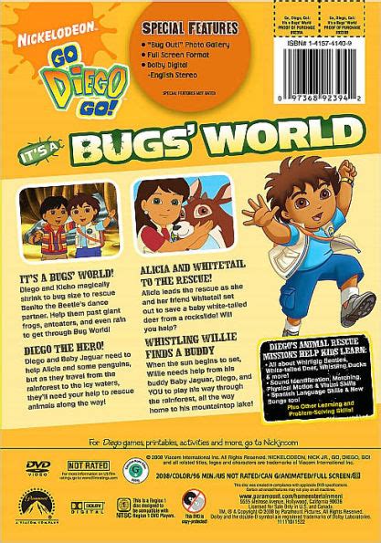 Go Diego Go!: It's a Bug's World by Go Diego Go / (Full) (Sen) | DVD ...