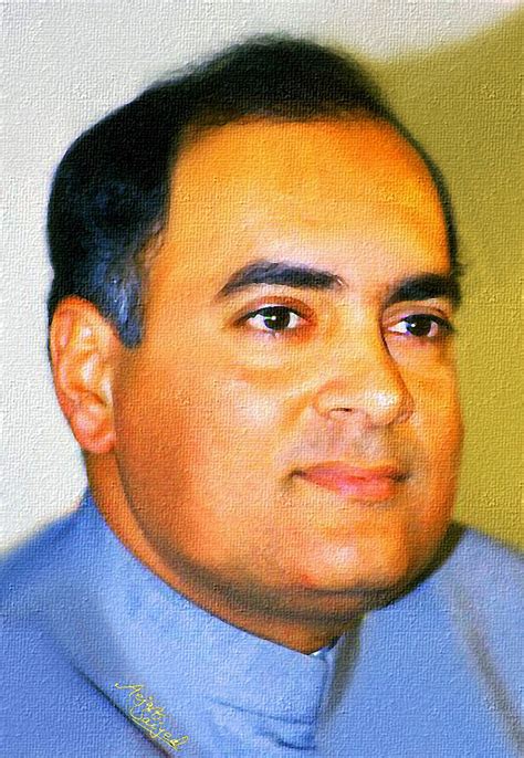 Rajiv Gandhi Paintings | DesiPainters.com