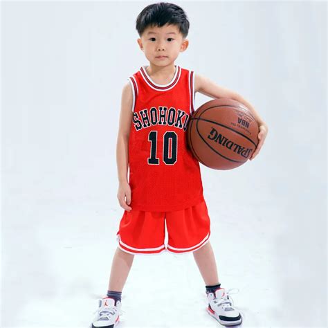 Kids basketball clothes Jersey and Shorts set basketball clothing ...