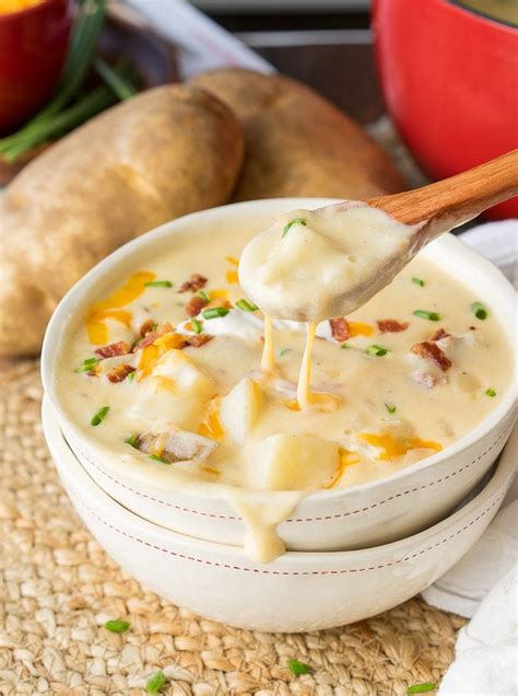 Loaded Baked Potato Soup - I Wash You Dry