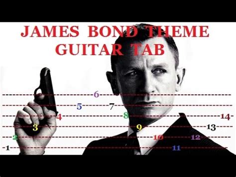 James Bond Theme - Fingerstyle Guitar Tab - YouTube