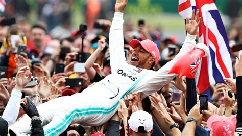 British Grand Prix 2019 results, winner Lewis Hamilton; Daniel Ricciardo