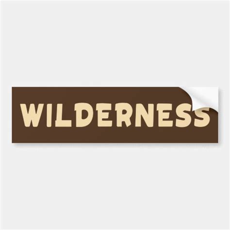 Forest Service Wilderness Bumper Sticker | Zazzle.com