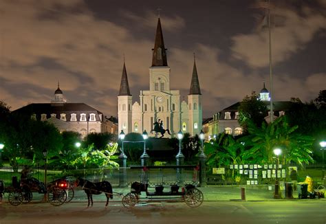 Jackson Square at Night - New Orleans | Jackson Square looks… | Flickr