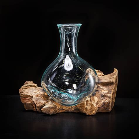 Molten Blown Glass Decanter - Decora Loft