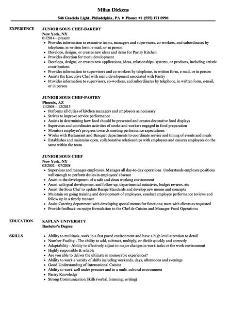 Head Chef Resume Sample