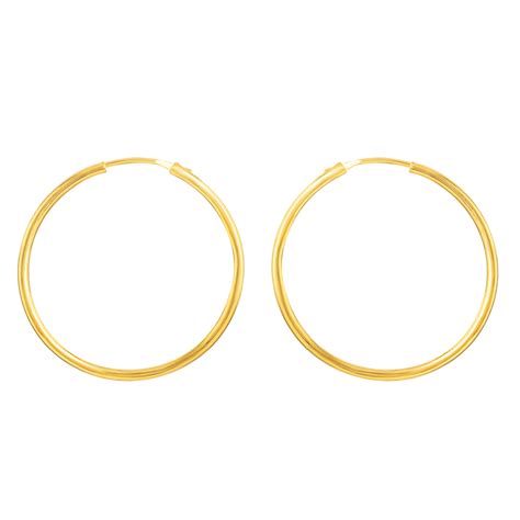 Shop Timeless Classics 22ct Gold Hoop Earring from PureJewels