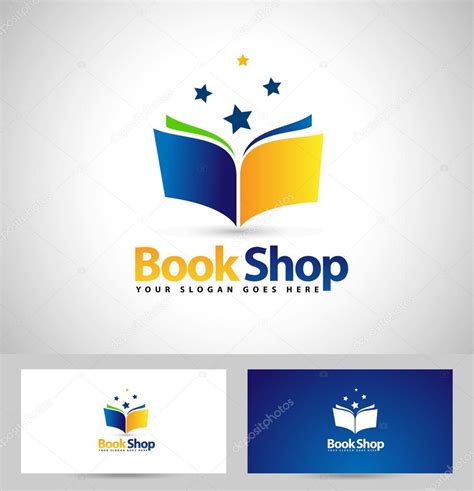 Book Logo Book Shop Icon — Stock Vector © twindesigner #77061233