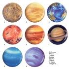 Set 8- Planet Melamine Plates - PHAG