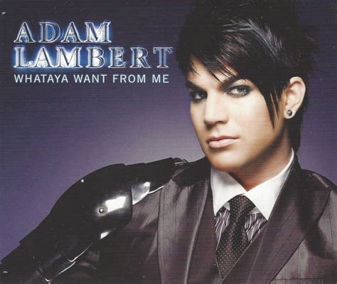 Adam Lambert - Whataya Want From Me (2010, CD) | Discogs