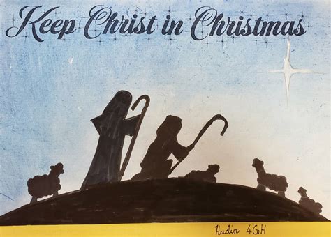 Keep Christ in Christmas Poster Contest | Red Deer Catholic Regional Schools