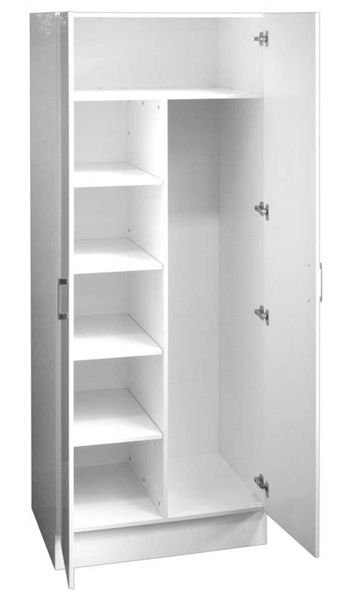 Combination Linen/Broom Cupboard Double Door 80cm - Pantry Cabinets Perth