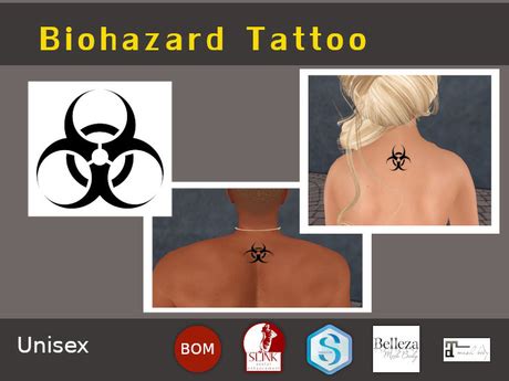 Second Life Marketplace - Biohazard Tattoo