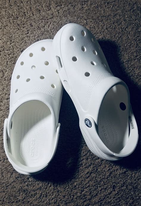 White crocs | White crocs, Crocs, Shoes