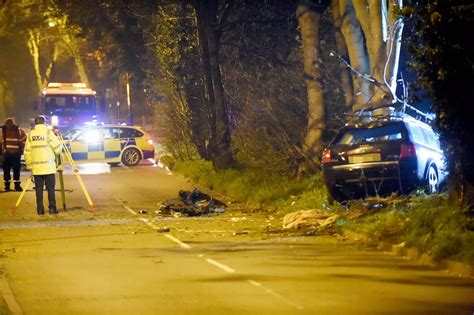 Pictured: Two injured in horrific crash in Northfield - Birmingham Live