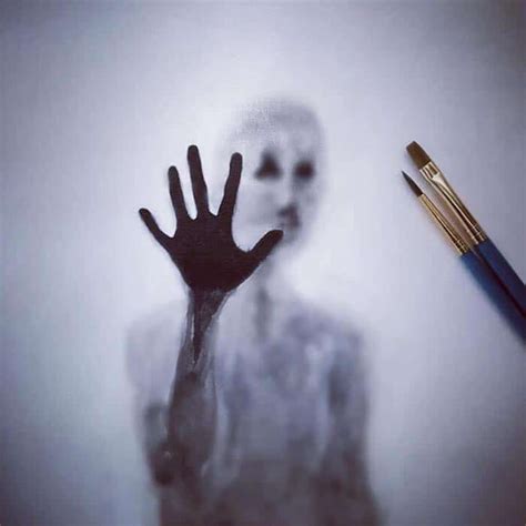 Ghostly Haunting Drawing by Willie Hsu - Design Swan