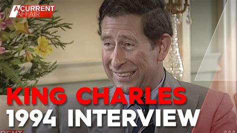 King Charles' 1994 interview | interview | One of King Charles' most ...