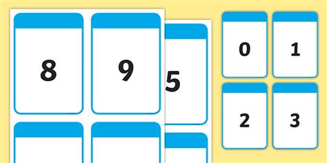 Number Flashcards 0-100 - Numbers 1 to 100 flashcards