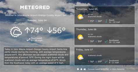 John Wayne Airport-Orange County Airport Santa Ana, CA Weather 14 days ...