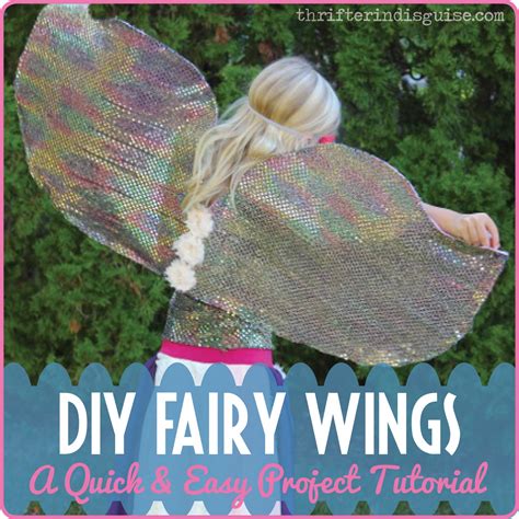 A Thrifter in Disguise: DIY Fairy Wings Costume Tutorial