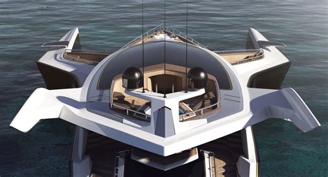 New luxury yacht design of trimaran | Luxury4Play.com