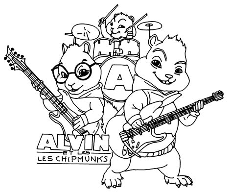 Alvin and the Chipmunks - Alvin Simon e Theodore suonano gli strumenti