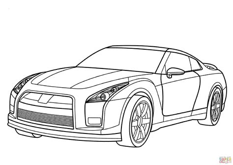 Nissan GT-R | Super Coloring