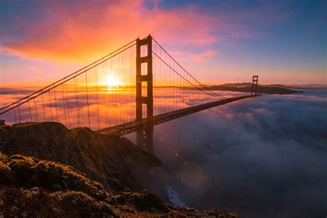 20 Sublime Photos Documenting A Day in the Life of the Golden Gate Bridge - 500px