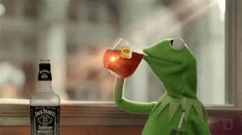 Sipping Tea GIF - Sipping Tea Kermit - Discover & Share GIFs