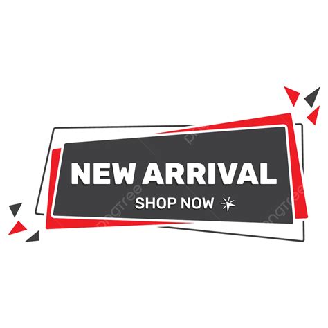 New Arrival Sale Banner Design Vector, New Arrival Clipart, New Arrival Logo, Business Label PNG ...