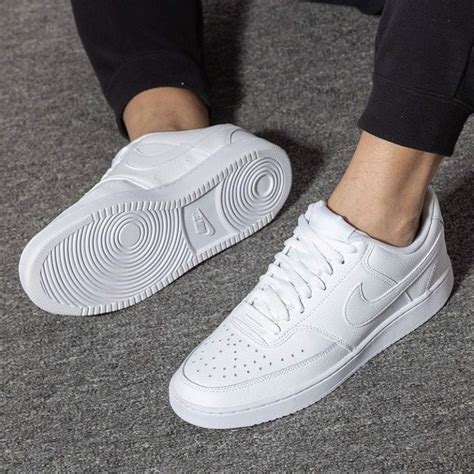 Giày nữ Nike Court Vision Low 'Triple White' CD5463-100 - Sneaker Daily