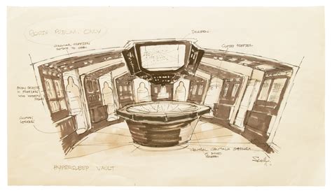 Original Ridley Scott Alien Storyboard Drawings @ October Auction