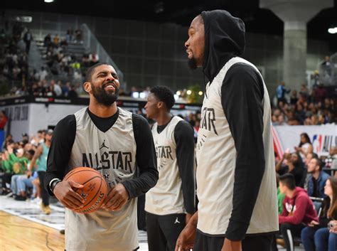 New Video Of Kyrie Irving, Kevin Durant Talking In Tunnel Is Going ...