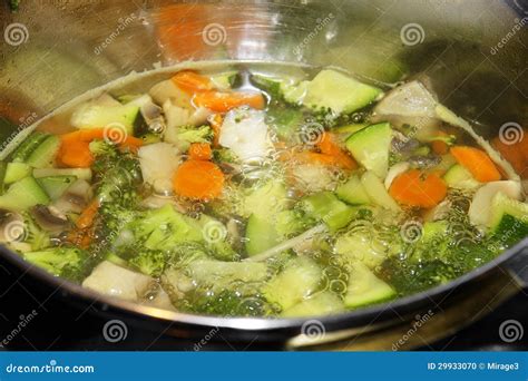 Boiling vegetables stock photo. Image of meal, preparing - 29933070