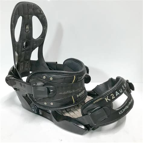 Used Mens K2 Auto Snowboard Bindings - Medium - Good Condition - 7/10 - The Board Hoard Ltd