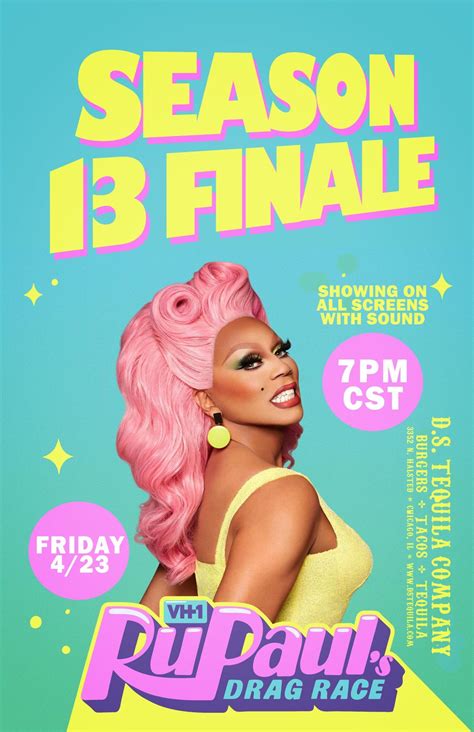 RuPaul's Drag Race · Season 13 Finale Watch Party ⋆ D.S. Tequila Co.